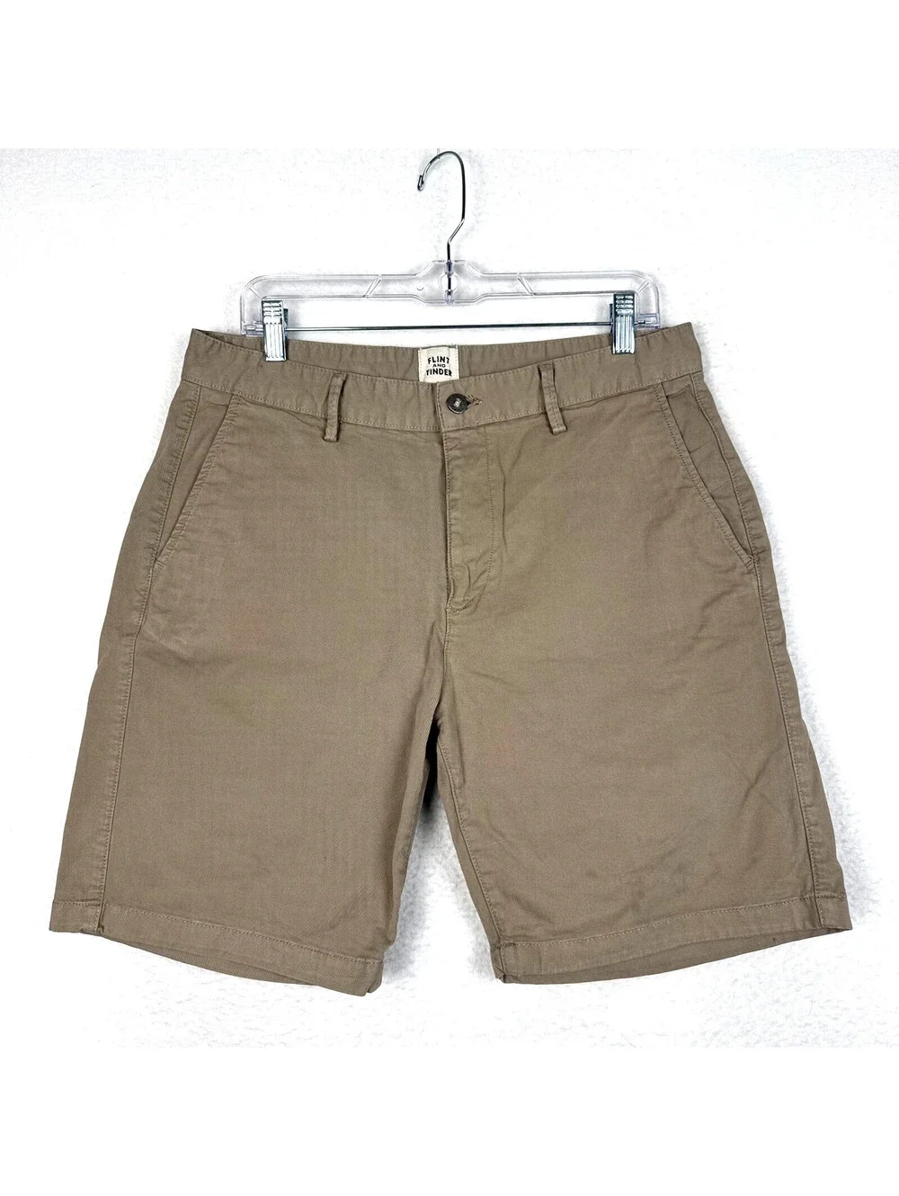 Flint and Tinder Mens 32 Brown Khaki 8